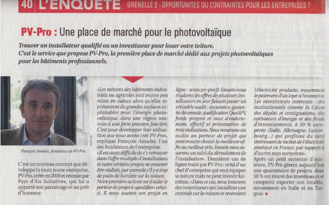 Article PSE novembre 2010